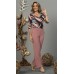 044881 Blusa Ramany Manga 3/4 Estampada